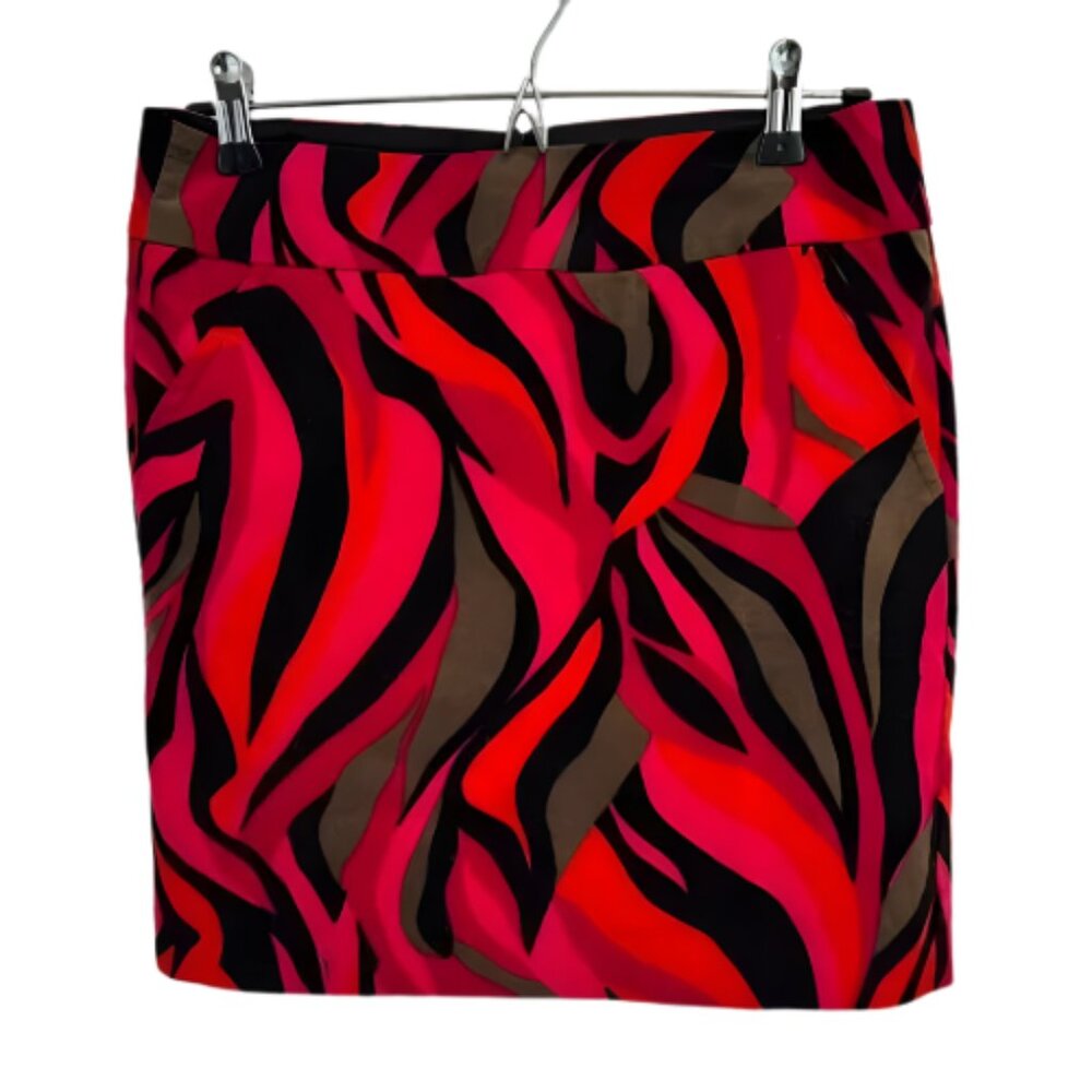 Trina Turk Velvet Mod Stripe Mini Skirt